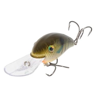 Imagem de Strike King (HC3XDE-845) Isca de pesca Elite 3XD, crankbait para mergulho profundo, 5 cm, 7/453 g, bico curvo exclusivo, mergulhos até 3 metros, câmaras de chocalho, ganchos de aderência tripla Mustad
