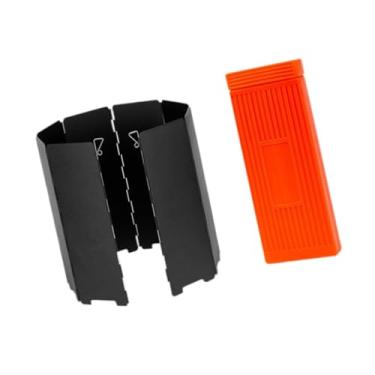 Imagem de Esquirla Protetor de Vento para Fogão Portátil, Ideal para Acampamento E Atividades Ao Ar Livre, Preto