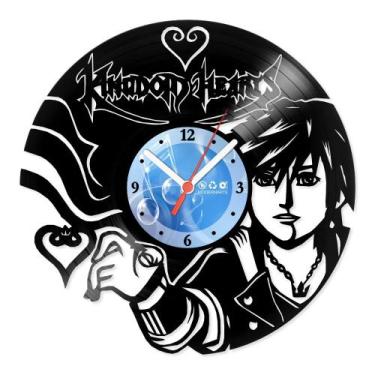Imagem de Relógio De Parede Disco Vinil Jogos e Games - Kingdom Hearts - VJG-034