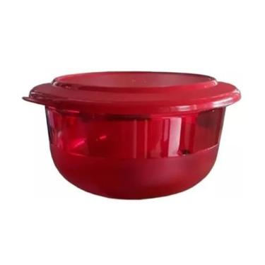Imagem de Tupperware Tigela Cristal 3,5 litros Vermelho - Policarbonato