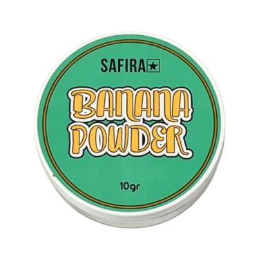 Imagem de Pó Solto Facial Banana Powder 10g Fixador Maquiagem Safira - SAFIRA CO