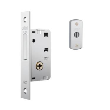 Imagem de Fechadura Trava Auxiliar 1003 Inox Cromado - Stam