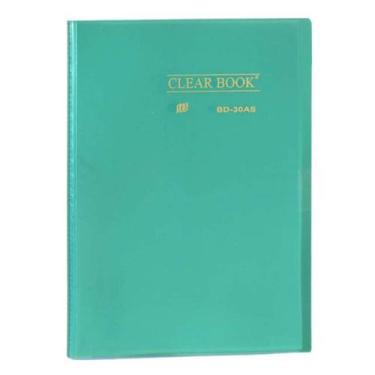 Imagem de Pasta Catálogo A4 com 30 Folhas Clearbook Yes Verde Cristal