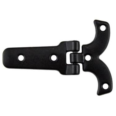 Imagem de Dobradiça Porteira 4 Peças Decoração Caixas Mdf Artesanato - Metallica