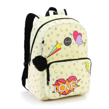 Imagem de Mochila 17" love marfim - seanite - COLOR UP
