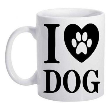 Imagem de Caneca De Pets I Love Dog Cachorro Animais Filhos True Cão - Alabama S