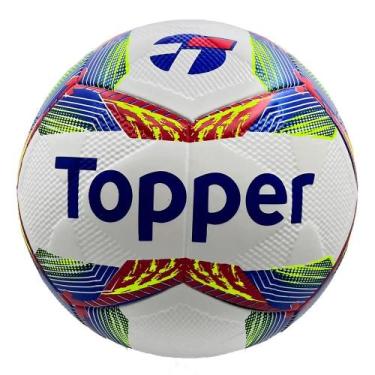 Imagem de Bola Society Topper Slick 24, Branco, Vermelho, Único
