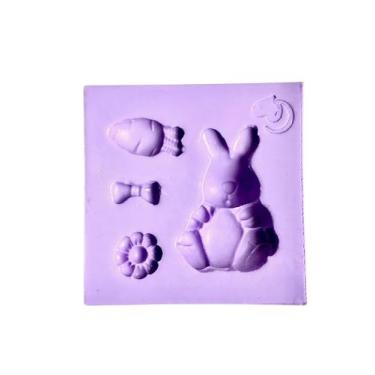 Imagem de F1793 molde de silicone páscoa confeitaria biscuit - confeitaria dos m