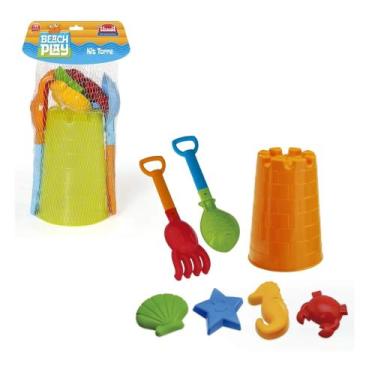 Imagem de Brinquedo Kit Torre Infantil c/ Acessórios Beach Play Sortido e Unitár