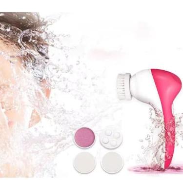 Imagem de Aparelho Limpeza Facial Escova Elétrica Esfoliante Relaxante