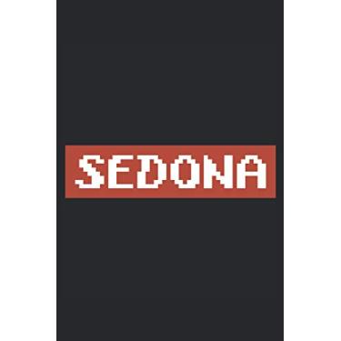 Imagem de Sedona Arizona - 8 bit: Sedona Arizona Journal for Travel Lovers, 120 Pages 6 x 9 inches Nature Themed Lined Notebook