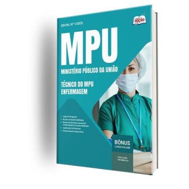 Imagem de Apostila MPU - Técnico do MPU - Enfermagem - Apostilas Opção