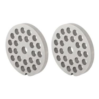 Imagem de 2 Peças de Lâminas de Discos de Placa de Moedor de Carne de Aço Inoxidável, Disco de Moedor de Carne de Aço Inoxidável Acessórios de Moedor de Carne Substituição de Lâmina de