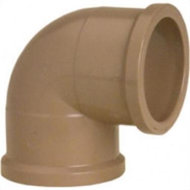 Imagem de Cotovelo Marrom Tigre Liso Liso 50Mm X 90'' - Kit C/15