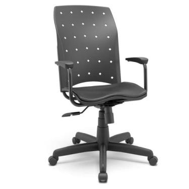 Imagem de Cadeira Escritório Ergoplax Presidente Ergonômica NR17 - Plaxmetal, Pr
