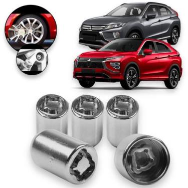 Imagem de Kit Parafuso Porca Antifurto 6CRAMINI Roda Mitsubishi Eclipse Cross - 