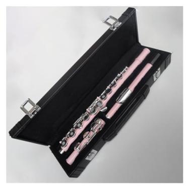 Imagem de Flauta Outfit Instrumento Flauta de Cobre Rosa Branco Padrão 16 Furos Tom C com Chave E