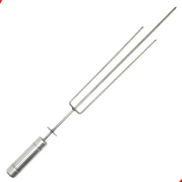 Imagem de Espeto Tridente Inox para Grill Giratório Brasa Grill