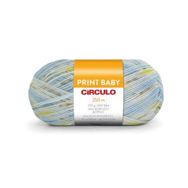 Imagem de novelo de lã Circulo - Print Baby - 100g - 250 metros (9737-Amanhecer)