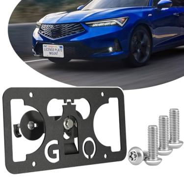 Imagem de Kit de suporte de placa de carro antifurto antifurto sem perfuração compatível com Acura Integra 2023-2024 (4ª geração).