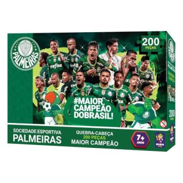 Imagem de Quebra-Cabeça Puzzle Coleção Palmeiras 200 Peças Mimo Toys - 2557