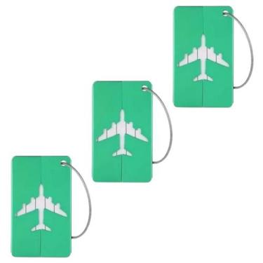 Imagem de Kit 03 Tag Etiqueta De Mala e Mochila - Verde - We Go To