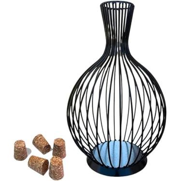 Imagem de Garrafa Porta Rolha Garrafão Retro Decoração Bar Cozinha Adega de Vinho