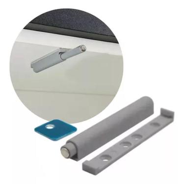 Imagem de Kit 2 Fechos Toque Magnético Pulsador Gaveta Porta Armário