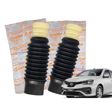 Imagem de Kit Batente e Coifa Dianteiro Toyota Etios Hatch/Sedan p/2 Lados - cofap