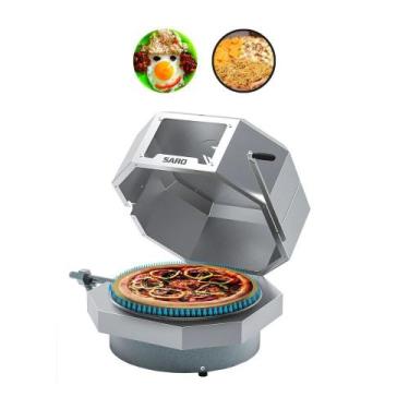 Imagem de Forno Compacto de Pizza Italiana Paulistano À Gás 40cm Inox - Saro