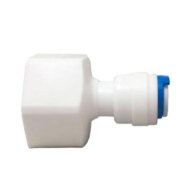 Imagem de Conexão Reta Fêmea 1/2" x Engate Rápido para Mangueira 1/4"