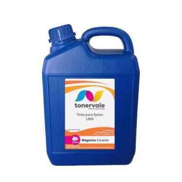 Imagem de Garrafa de Tinta Tankfull Para Ecotank Epson L-800 T673 Corante Magent