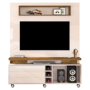 Imagem de Estante Home Theater Kazan Off White Demolição – dj Móveis