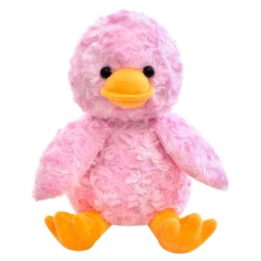 Imagem de Pato rosa Doindute de pelúcia de 23 cm para crianças
