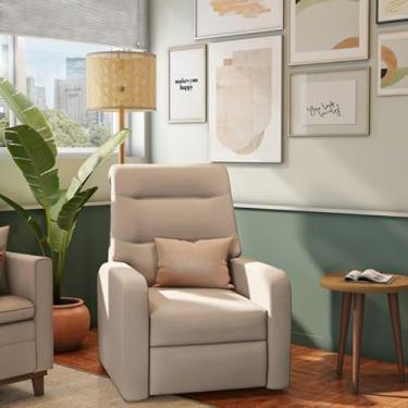 Imagem de Poltrona Reclinável Lewis Corino Bege