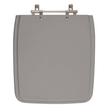 Imagem de Tampa De Vaso Em Mdf Vila Rica Cinza Escuro Para Bacia Icasa