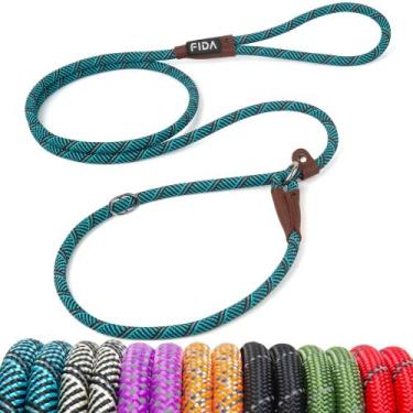 Imagem de Coleira para cães Fida Durable Slip Lead, 6 pés x 3/8 polegadas, nylon