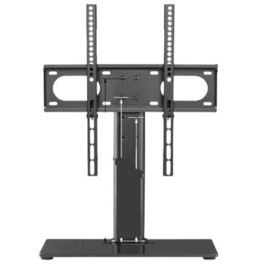 Imagem de Suporte universal de TV, suporte de TV, suporte universal giratório para TV, suporte de mesa para TVs LCD LED de 26 a 55 polegadas com altura ajustável, suporte de TV, suporte de TV,