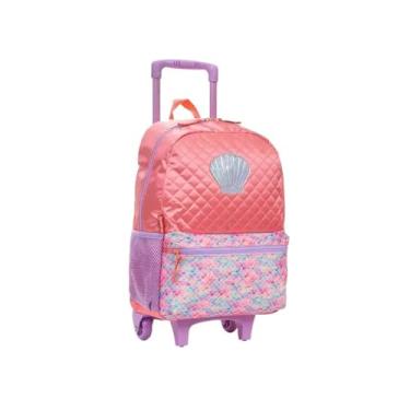 Imagem de Mochila Infantil Sereia M Plus Sestini Carrinho Escolar