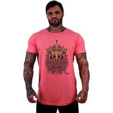 Imagem de Camiseta Longline Manga Curta MXD Conceito King Skull-Masculino