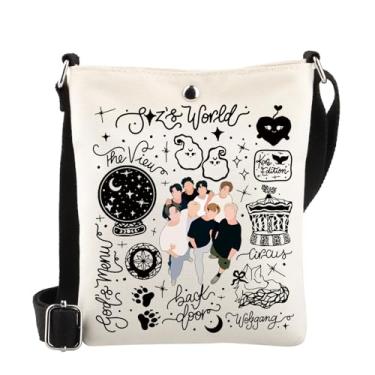 Imagem de WSNANG Bolsa tiracolo K-pop Group Member Stay Fan Shoulder Gifts Stay Fandom Gifts K-pop Music Lover Gifts K-pop Merch, Skz Cb