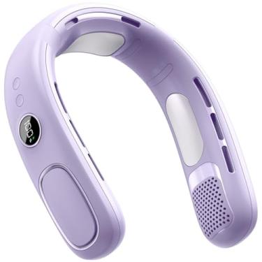 Imagem de ZEPFJHE Aparelho de resfriamento portátil portátil para exibição digital recarregável de ar condicionado para uso em miniatura