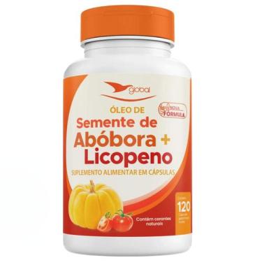 Imagem de Óleo de Semente de Abóbora Com Licopeno  120 Cápsulas - Global Supleme