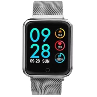 Imagem de Relógio Smart Watch Oled P70 + Pulseira Cor Prata