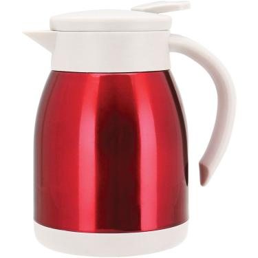 Imagem de Firenze Garrafa Térmica 17X15X11Cm 600Ml Inox Vermelho Parede Dupla