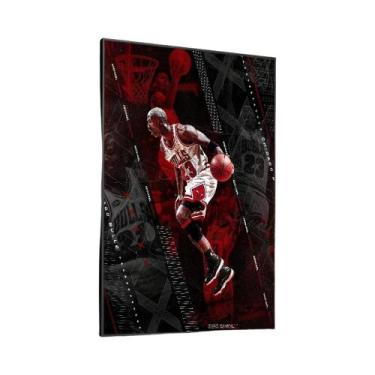 Imagem de 1pc basquete esportes jogo michaell-j-jordan cartaz adesivos arte mura