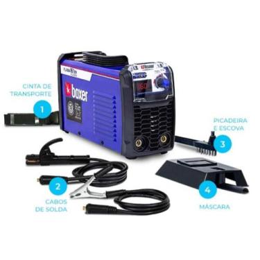 Imagem de Máquina De Solda Inversora 160A 110/220V Flama 161 - Boxer - 000074, B