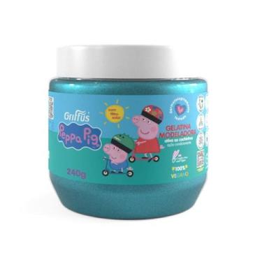 Imagem de Gelatina Modeladora Griffus 240 gr Cachos Peppa Pig Verde