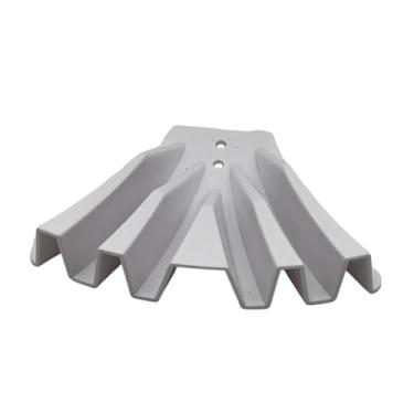 Imagem de IEUDNS Extensão de drenagem de dispersor de calha de chuva, extensão de calha de drenagem de água, de respingos para gramado, piso térreo e paisagismo, Branco