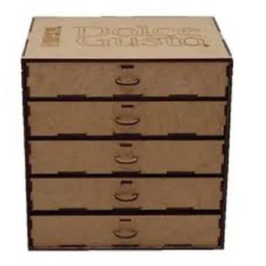 Imagem de Porta Capsula Com 5 Gavetas Em Mdf